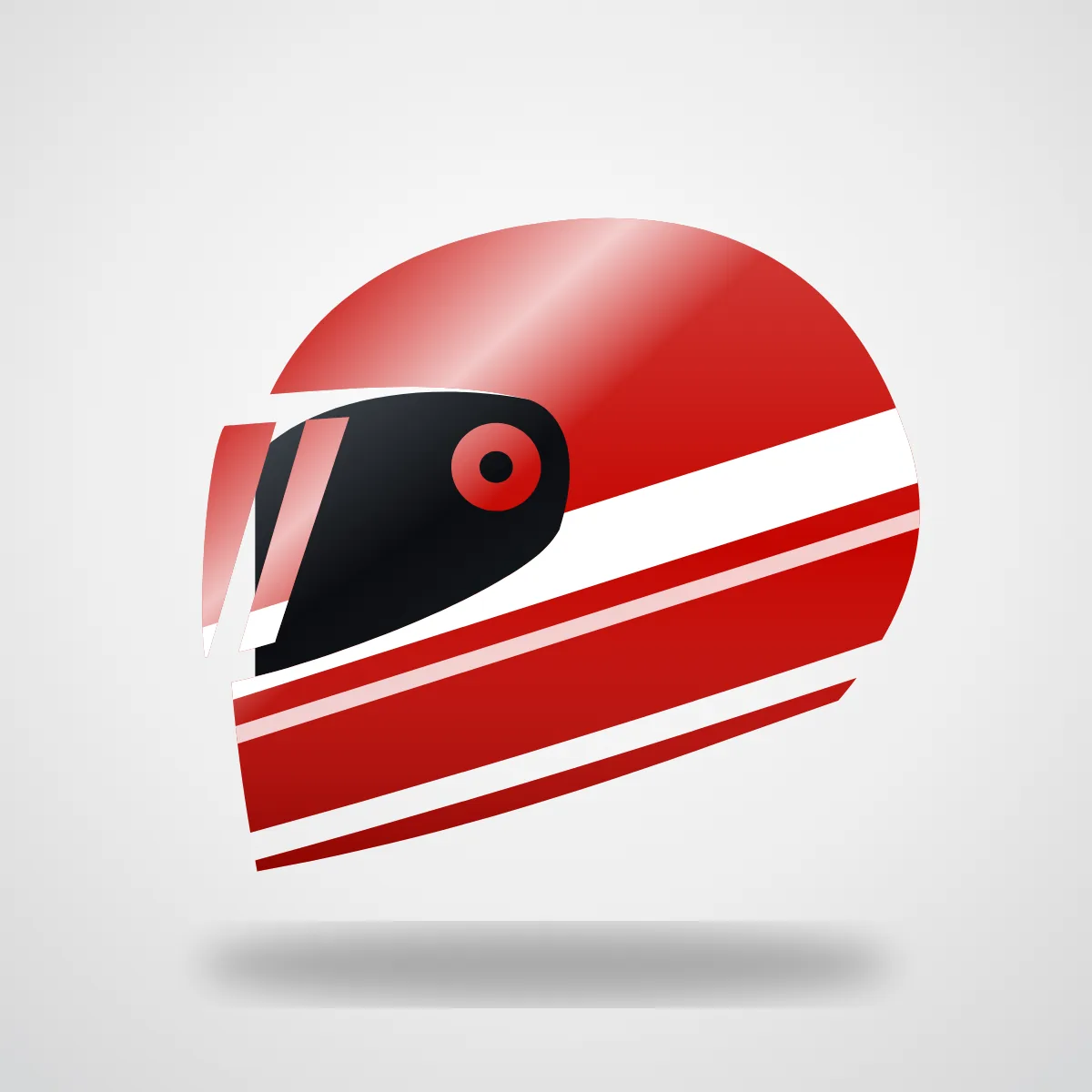 Ridge MX Pro, Racing Red, left side